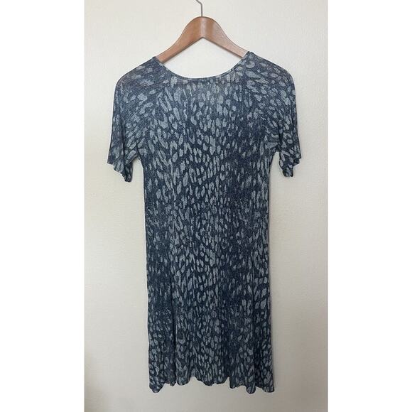 L’agence Sz Small Blue Multicolor Mesh Lightweight Dress - Picture 3 of 7